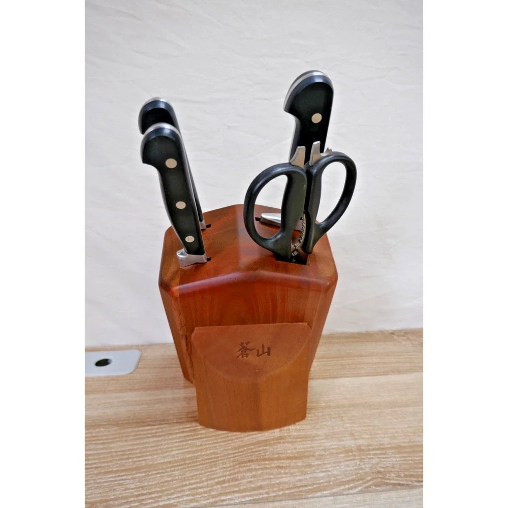 Cangshan V2 Series 1022520 German Steel Forged 5-Piece Starter Knife Block Set